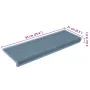 Alfombrillas de escalera 30 unidades azul 65x21x4 cm de , Alfombrillas para escalones - Ref: Foro24-3365774, Precio: 122,31 €...