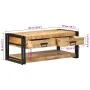 Mesa de centro 90x50x38 cm de madera maciza de mango de , Mesas de centro - Ref: Foro24-4016685, Precio: 208,04 €, Descuento: %