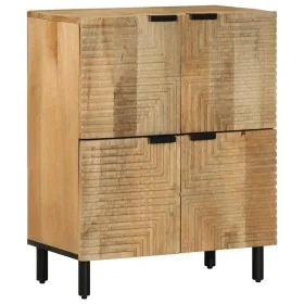 Aparador marrón 60x33x75 cm madera maciza mango von , CD- und DVD-Speicher - Ref: Foro24-4017746, Preis: 135,07 €, Rabatt: %