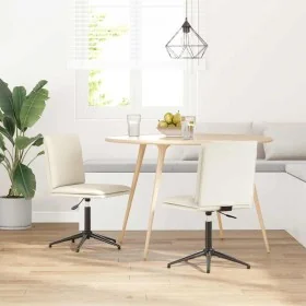 Sillas de comedor 2 unidades terciopelo crema by , dining chairs - Ref: Foro24-3315376, Price: 114,67 €, Discount: %