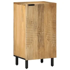 Aparador marrón 40x33x75 cm madera maciza mango de , Almacenamiento para CD y DVD - Ref: Foro24-4017744, Precio: 102,57 €, De...