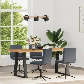 Sillas de comedor 4 unidades terciopelo gris oscuro de , Sillas de comedor - Ref: Foro24-3315638, Precio: 223,10 €, Descuento: %
