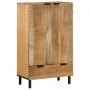 Aparador alto madera maciza de mango marrón 60x33x100 cm de , Almacenamiento para CD y DVD - Ref: Foro24-4017750, Precio: 255...