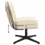 Silla de oficina giratoria tela color crema de , Sillas - Ref: Foro24-4105403, Precio: 107,15 €, Descuento: %