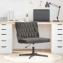 Silla de oficina giratoria imitación lana rizada gris oscuro von , Stühle - Ref: Foro24-4105398, Preis: 91,89 €, Rabatt: %