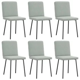 Sillas de comedor giratorias 6 uds terciopelo gris claro von , Essstühle - Ref: Foro24-3315556, Preis: 246,46 €, Rabatt: %