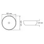 Lavabo redondo de cerámica negro 42x12 cm by , Sinks - Ref: Foro24-142736, Price: 45,56 €, Discount: %