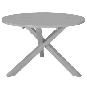 Mesa de comedor de MDF gris 120x75 cm de , Mesas de cocina y de comedor - Ref: Foro24-247633, Precio: 216,46 €, Descuento: %