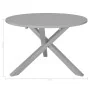 Mesa de comedor de MDF gris 120x75 cm by , Kitchen and dining tables - Ref: Foro24-247633, Price: 216,46 €, Discount: %