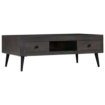 Mesa de centro madera maciza de mango 100x60x35 cm de , Mesas de centro - Ref: Foro24-245913, Precio: 156,08 €, Descuento: %