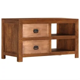 Mesa de centro con 2 cajones madera maciza de mango 90x40x50 cm de , Mesas de centro - Ref: Foro24-247940, Precio: 172,72 €, ...