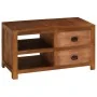 Mesa de centro con 2 cajones madera maciza de mango 90x40x50 cm de , Mesas de centro - Ref: Foro24-247940, Precio: 172,72 €, ...