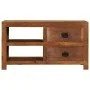 Mesa de centro con 2 cajones madera maciza de mango 90x40x50 cm de , Mesas de centro - Ref: Foro24-247940, Precio: 172,72 €, ...