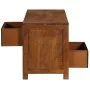 Mesa de centro con 2 cajones madera maciza de mango 90x40x50 cm de , Mesas de centro - Ref: Foro24-247940, Precio: 172,72 €, ...