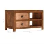 Mesa de centro con 2 cajones madera maciza de mango 90x40x50 cm de , Mesas de centro - Ref: Foro24-247940, Precio: 172,72 €, ...