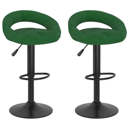 Taburetes de cocina 2 unidades terciopelo verde oscuro von , Küchenhocker - Ref: Foro24-333272, Preis: 110,93 €, Rabatt: %