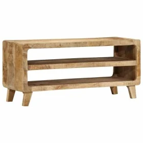 Mueble de TV madera maciza de mango rugosa 105x46x32 cm by , CD and DVD storage - Ref: Foro24-4104523, Price: 196,44 €, Disco...