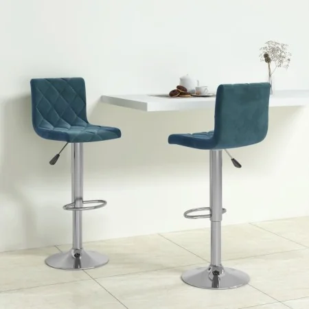 Taburetes de cocina 2 unidades terciopelo azul von , Küchenhocker - Ref: Foro24-333691, Preis: 129,75 €, Rabatt: %