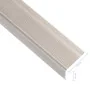 Perfiles de peldaños forma de L 15 uds aluminio champán 100 cm von , Treppe - Ref: Foro24-146773, Preis: 45,19 €, Rabatt: %