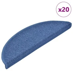 Alfombrilla escalera 20 uds azul 56x17x3 cm de , Alfombrillas para escalones - Ref: Foro24-3365788, Precio: 58,83 €, Descuent...