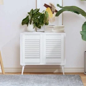 Puerta de armario de lamas 2 uds blanco 39,5x29,5 cm by , cabinet doors - Ref: Foro24-4015898, Price: 27,04 €, Discount: %