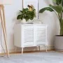 Puerta de armario de lamas 2 uds blanco 39,5x29,5 cm de , Puertas de armarios - Ref: Foro24-4015898, Precio: 27,04 €, Descuen...