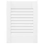Puerta de armario de lamas 2 uds blanco 39,5x29,5 cm de , Puertas de armarios - Ref: Foro24-4015898, Precio: 27,04 €, Descuen...
