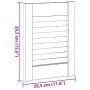 Puerta de armario de lamas 2 uds blanco 39,5x29,5 cm de , Puertas de armarios - Ref: Foro24-4015898, Precio: 27,04 €, Descuen...