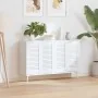 Puerta de armario de lamas 4 uds blanco 61,5x29,5 cm de , Puertas de armarios - Ref: Foro24-4015902, Precio: 70,45 €, Descuen...