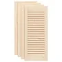 Puerta de armario de lamas 4 uds 69x29,5 cm madera de pino de , Puertas de armarios - Ref: Foro24-4015893, Precio: 62,07 €, D...
