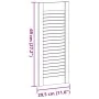 Puerta de armario de lamas 69x29,5 cm madera de pino de , Puertas de armarios - Ref: Foro24-4015891, Precio: 28,34 €, Descuen...