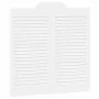 Puertas batientes diseño de lamas 1 par blanco 80x80 cm von , Türen für zu Hause - Ref: Foro24-4107136, Preis: 70,91 €, Rabat...