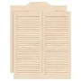 Puertas batientes diseño de lamas 2 par 100x80cm madera pino von , Türen für zu Hause - Ref: Foro24-4107129, Preis: 87,33 €, ...