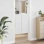 Puertas batientes diseño de lamas 2 par blanco 100x80 cm by , Doors for the home - Ref: Foro24-4107141, Price: 126,31 €, Disc...