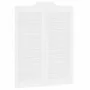 Puertas batientes diseño de lamas 2 par blanco 100x80 cm by , Doors for the home - Ref: Foro24-4107141, Price: 126,31 €, Disc...