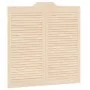 Puertas batientes diseño de lamas 1 par 100x100cm madera pino by , Doors for the home - Ref: Foro24-4107134, Price: 83,91 €, ...