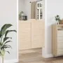 Puertas batientes diseño de lamas 1 par 100x100cm madera pino by , Doors for the home - Ref: Foro24-4107134, Price: 83,91 €, ...