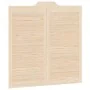 Puertas batientes diseño de lamas 1 par 100x100cm madera pino by , Doors for the home - Ref: Foro24-4107134, Price: 83,91 €, ...