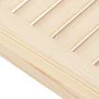 Puertas batientes diseño de lamas 1 par 100x100cm madera pino by , Doors for the home - Ref: Foro24-4107134, Price: 83,91 €, ...