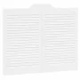 Puertas batientes diseño de lamas 2 par blanco 80x100 cm by , Doors for the home - Ref: Foro24-4107143, Price: 123,07 €, Disc...