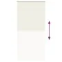 Estor Enrollable Opaco Blanco Roto 105x230cm Tela Ancho 100,7cm de , Persianas y estores - Ref: Foro24-4011727, Precio: 24,58...