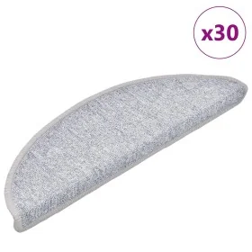 Alfombrilla escalera 30 uds gris claro 56x17x3 cm de , Alfombrillas para escalones - Ref: Foro24-3365736, Precio: 113,00 €, D...