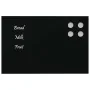 Pizarra magnética de vidrio templado negro 30x20 cm de , Pizarras blancas - Ref: Foro24-4008602, Precio: 17,45 €, Descuento: %