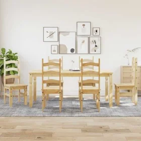 Juego de comedor Panama 7 pzas madera maciza de pino de , muebles para cocinas y comedores - Ref: Foro24-3345212, Precio: 605...