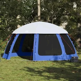 Carpa para piscina con desmontables y paredes azul 510x510 cm de , Tiendas de campaña - Ref: Foro24-4100634, Precio: 234,93 €...