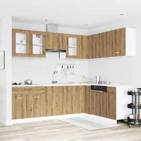 Set de muebles cocina 11 pzas madera ingeniería roble artesanal de , Armarios de cocina - Ref: Foro24-3328578, Precio: 667,34...
