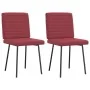 Sillas de comedor 2 unidades cuero sintético rojo tinto by , dining chairs - Ref: Foro24-4101169, Price: 86,96 €, Discount: %