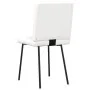 Sillas de comedor 4 unidades cuero sintético blanco de , Sillas de comedor - Ref: Foro24-3315219, Precio: 168,59 €, Descuento: %