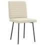 Sillas de comedor 4 unidades cuero sintético color crema de , Sillas de comedor - Ref: Foro24-3315267, Precio: 168,18 €, Desc...