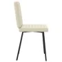 Sillas de comedor 4 unidades cuero sintético color crema de , Sillas de comedor - Ref: Foro24-3315267, Precio: 168,18 €, Desc...